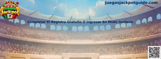 Guía de Juegos Jackpot para completar el registro gratuito o explorar una modalidad de invitado