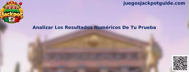 Representación visual del análisis de créditos, giros, bonificaciones y resultados numéricos de una prueba de Juegos Jackpot