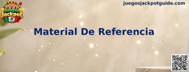 Material De Referencia de Juegos Jackpot
