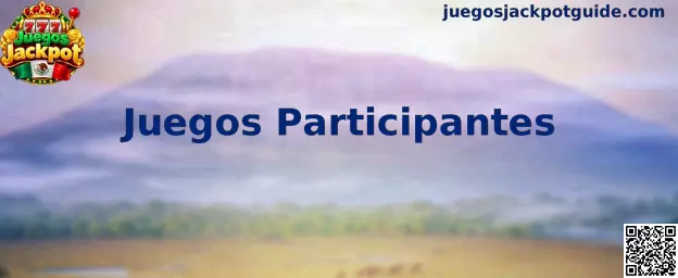 Imagen informativa sobre Juegos Participantes y la verificación de títulos incluidos en promociones de Juegos Jackpot